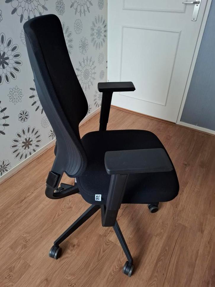 Viasit Drumback bureaustoel, zwart, Huis en Inrichting, Bureaustoelen, Zwart, Ophalen