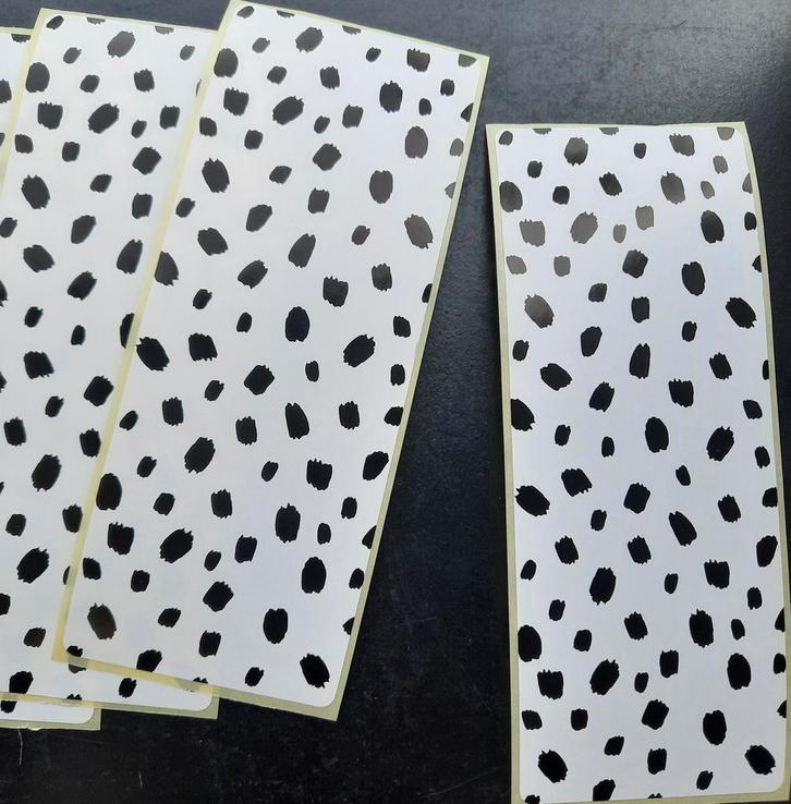 Sluitstickers cheeta print stickers dots wensetiketten stip, Hobby en Vrije tijd, Stickers en Plaatjes, Nieuw, Meerdere stickers
