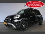 Fiat 500L 0.9 TwinAir CityCross Clima Navigatie Trekhaak Goe, Auto's, Fiat, Stof, Gebruikt, Met garantie (alle), Zwart