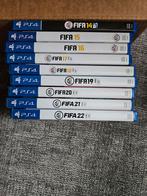 Fifa 14 t/m Fifa 22 voor de Playstation 4, Ophalen of Verzenden, Zo goed als nieuw, Sport, Vanaf 3 jaar