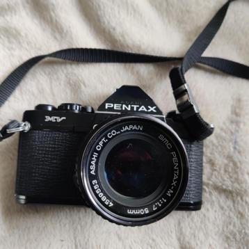 pentax  MCVcamera anoloog + Pentax MI 17mm/55 beschikbaar voor biedingen