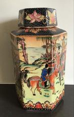 Oude handbeschilderde Chinese voorraadpot, Antiek en Kunst, Antiek | Keramiek en Aardewerk, Ophalen of Verzenden
