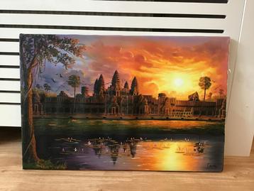 Schilderij Ankor Wat Cambodja beschikbaar voor biedingen