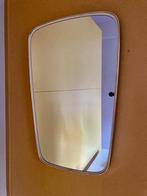 Vintage spiegel met messing lijst, Ophalen, Ovaal, Minder dan 50 cm, Minder dan 100 cm