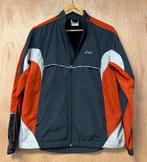 Vintage Asics windbreaker jas grijs - Maat S, Ophalen of Verzenden, Zo goed als nieuw, Grijs, Asics