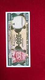 Bankbiljet Ecuador 1000 sucres 1986 p125a unc, Verzenden, Zuid-Amerika