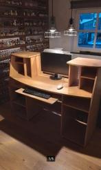 bijna gratis: houten bureau met opbergruimte, Ophalen, Gebruikt, Bureau