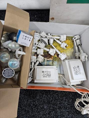 Verlichting Rails met Spots rn trafo compleet beschikbaar voor biedingen