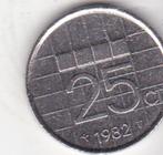 25 cent 1982 nederland, Postzegels en Munten, Munten | Nederland, Verzenden, Koningin Beatrix, 25 cent