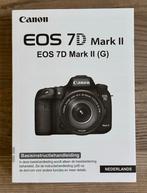 Canon EOS 7D Mark II Handleiding (Nederlands-Frans-Duits), Ophalen of Verzenden