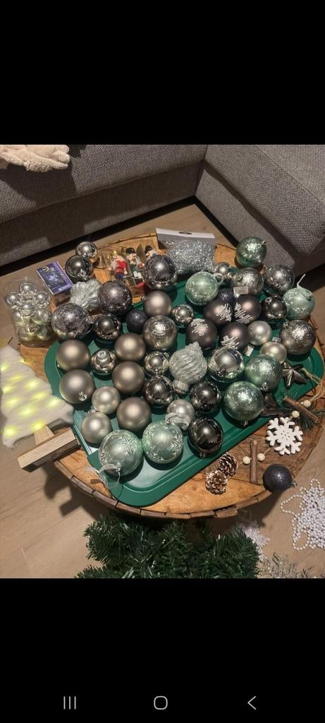 Diverse kerstballen en decoratie, Ophalen of Verzenden, Gebruikt