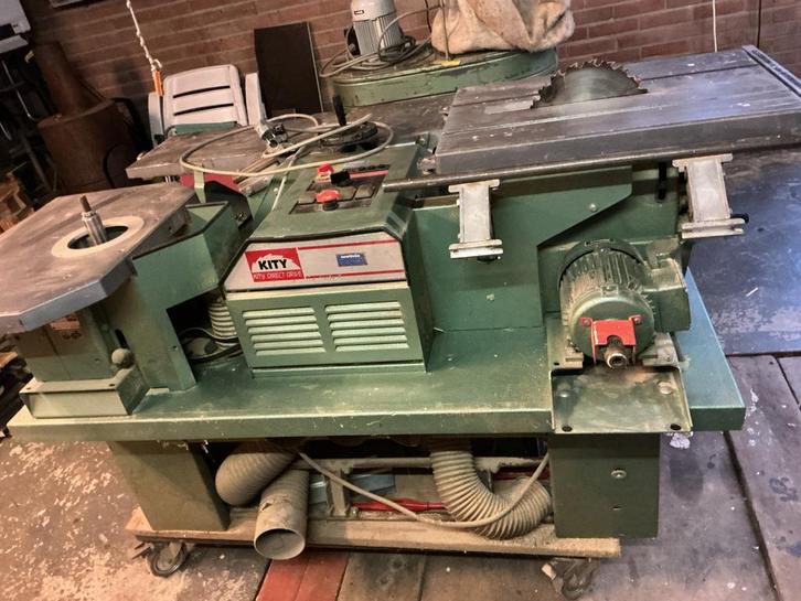 Kombi Houtbewerkingsmachine - Zagen, Frezen, Boren, Doe-het-zelf en Verbouw, Gereedschap | Zaagmachines, 1200 watt of meer, 70 mm of meer