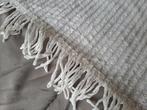 Vintage Chenille Bedsprei Jaren 70, Eenpersoons, Beige, Ophalen of Verzenden, Chenille