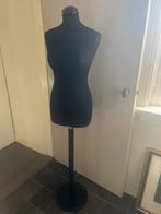 Zwarte paspop etalagepop mannequin torso, Ophalen, Zo goed als nieuw, Paspop