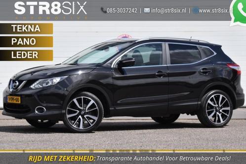 Nissan Qashqai 1.2 116pk Tekna H6 | Leder | Pano | Trekhaak, Auto's, Nissan, Bedrijf, Te koop, Qashqai, 360° camera, ABS, Achteruitrijcamera