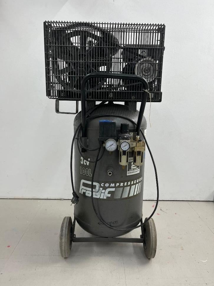 Prodif luchtcompressor, Doe-het-zelf en Verbouw, Compressors, Gebruikt, 6 tot 10 bar, 100 liter of meer, 200 tot 400 liter/min