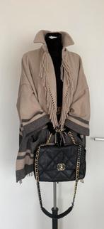 Max Mara weekend wollen cape  jas met franjes maat 40, Kleding | Dames, Jassen | Winter, Verzenden