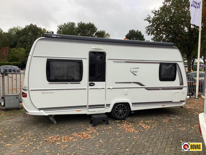 Fendt Bianco Selection 465 SFB mover/ omnistor luifel, Caravans en Kamperen, Caravans, Bedrijf, tot en met 4, Rondzit, Fendt, Frans bed