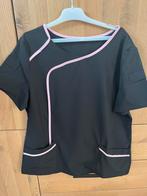 Zwarte tuniek met roze accenten salon, Ophalen of Verzenden, Zo goed als nieuw