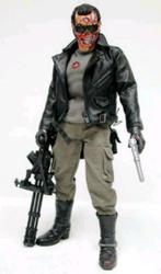 Hot Toys Terminator T800 Battle Damaged 1/6 zeldzaam 12 inch, Nieuw, Ophalen of Verzenden, Actiefiguur of Pop, Film