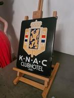 Emaille bord nederlandsche automobielclub knac clubhotel1935, Ophalen of Verzenden, Zo goed als nieuw, Reclamebord