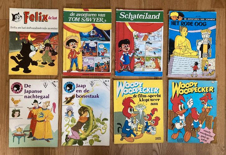 Stripboeken 8 stuks, Boeken, Stripboeken, Gelezen, Meerdere stripboeken, Ophalen of Verzenden
