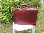 Leren koffer bordeaux rood, Sieraden, Tassen en Uiterlijk, Koffers, Ophalen of Verzenden