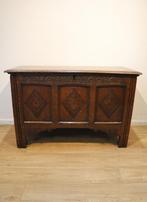 Antieke Engelse dekenkist, 18e eeuw, Antiek en Kunst, Antiek | Woonaccessoires, Ophalen of Verzenden