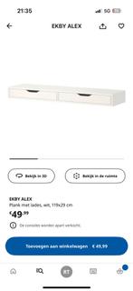 Alex ikea side table / bureau, Ophalen, Zo goed als nieuw