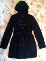 MEXX donkerblauw hooded duffle mantel coat houtje touwtje 42, Kleding | Dames, Jassen | Winter, Mexx, Blauw, Maat 42/44 (L), Nieuw