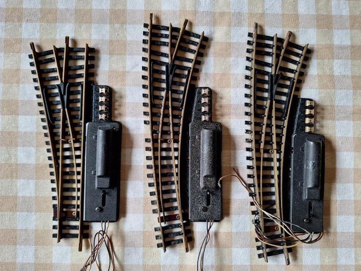 Fleischmann - 3x elektrische wissel, Hobby en Vrije tijd, Modeltreinen | H0, Gebruikt, Rails, Gelijkstroom, Fleischmann, Ophalen of Verzenden