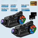 Motorhelm Bluetooth Communicatiesysteem met Camera, Niet ingevuld, Verzenden, Niet ingevuld, Nieuw