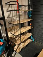 Bakkerskast - Wandrek op wieltjes, Huis en Inrichting, Ophalen, Met plank(en), Zo goed als nieuw, Minder dan 150 cm
