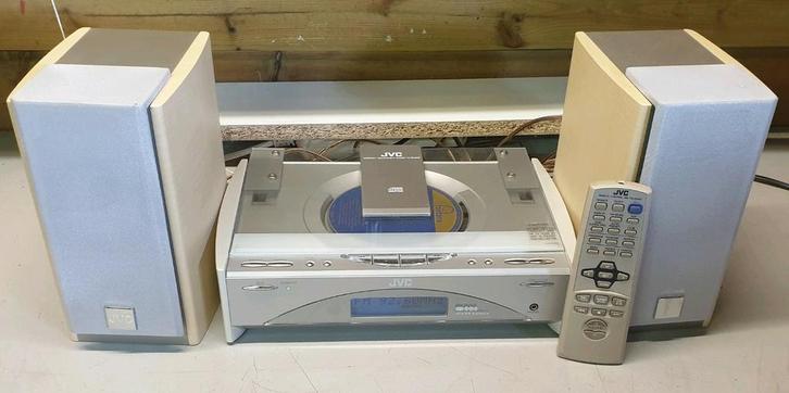 Jvc fs-sd550r radio cd speler + bluetooth + afstandsbed., Audio, Tv en Foto, Stereo-sets, Gebruikt, JVC, Ophalen of Verzenden