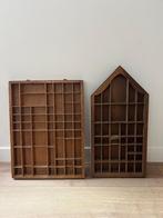 Letterbakken rechthoek 62x46cm / huisje 69x35cm, Ophalen, Gebruikt