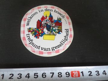 sticker Welkom in den Bosch trefpunt van gezelligheid DV161* beschikbaar voor biedingen