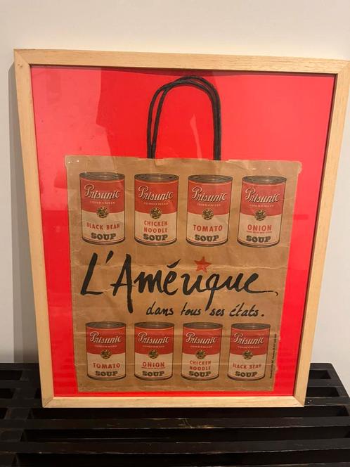 Andy warhol “l amerique” vintage, Antiek en Kunst, Kunst | Overige Kunst, Ophalen of Verzenden