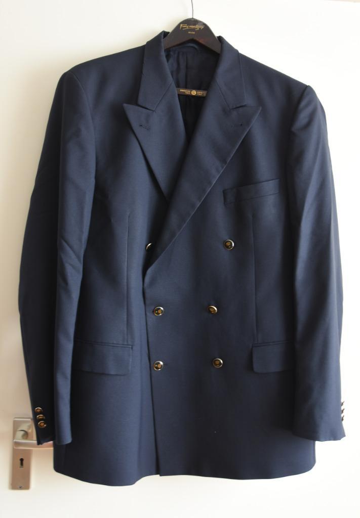 Blauw Eduard Dressler voor Meddens colbert jasje maat 57, Kleding | Heren, Kostuums en Colberts, Gedragen, Maat 56/58 (XL), Blauw