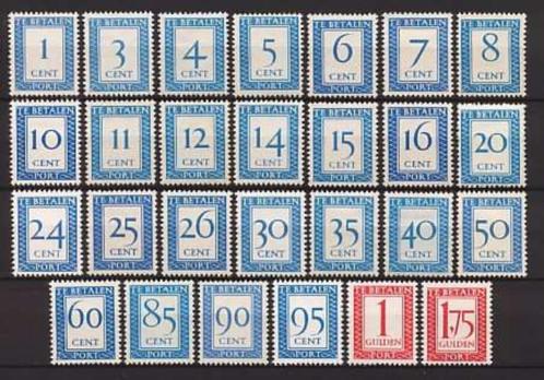 Nederland Port 80/106 postfris 1947-58, Postzegels en Munten, Postzegels | Nederland, Postfris, Na 1940, Verzenden