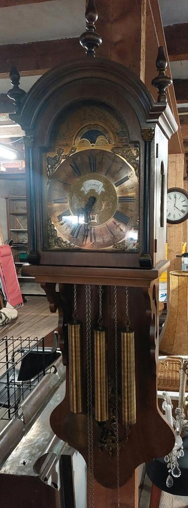 Warmink WUBA Staartklok Westminster Compleet & Werkend, Antiek en Kunst, Antiek | Klokken, Ophalen