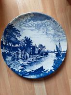 Delfs Blauw wandbord - De lente, Antiek en Kunst, Antiek | Wandborden en Tegels, Ophalen