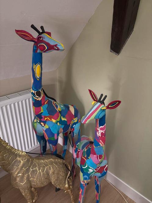 2 prachtige giraffe. Kunst objecten, Antiek en Kunst, Kunst | Beelden en Houtsnijwerken, Ophalen of Verzenden