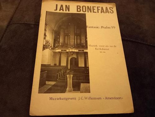Psalm 99 Jan Bonefaas, Muziek en Instrumenten, Bladmuziek, Zo goed als nieuw, Religie en Gospel, Orgel, Ophalen of Verzenden