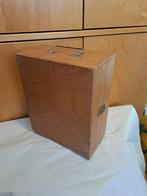 Vintage Biologische Microscoop in Houten Kist, Ophalen of Verzenden, Gebruikt, 400x tot 1000x, Biologische microscoop