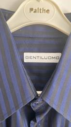 Gentiluomo mooi overhemd maat 39, Blauw, Zo goed als nieuw, Gentiluomo, Halswijdte 39/40 (M)