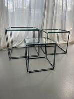 Max Sauze mimiset - tafeltjes vintage design, Huis en Inrichting, Tafels | Bijzettafels, 45 tot 60 cm, Minder dan 55 cm, Rond
