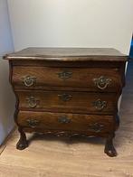 Vintage houten ladenkastje met drie lades, Ophalen, 50 tot 100 cm, Zo goed als nieuw, 3 of 4 laden