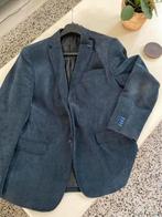 Velours colbert ijsblauw mt 52 LIV, Kleding | Heren, Kostuums en Colberts, Maat 52/54 (L), Blauw, LIV, Ophalen of Verzenden