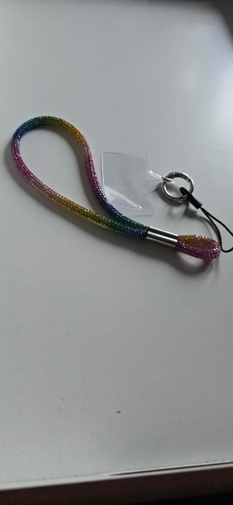 Telefoonkoord Rainbow – Sparkle Collection, Verzamelen, Sleutelhangers, Nieuw, Ophalen of Verzenden