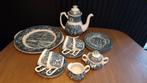 Tudor Ware antiek thee gebak servies 17 delig, Antiek en Kunst, Ophalen